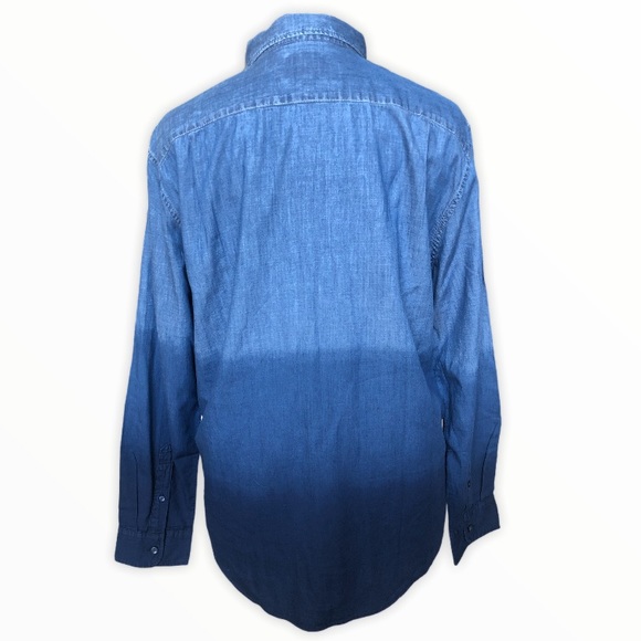 American Eagle Ombré Button Down Shirt - Picture 2 of 6